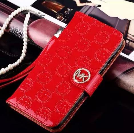 Brand Shiny PU Wallet Flip Phone Case Cover for iPhone 6 Plus