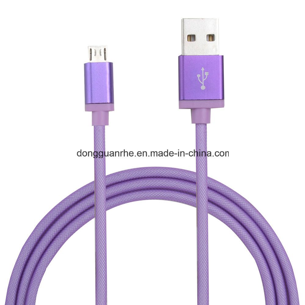 2016 Dongguan Rhe USB Cable for iPhone 5 - Purple (RHE-A3-024)