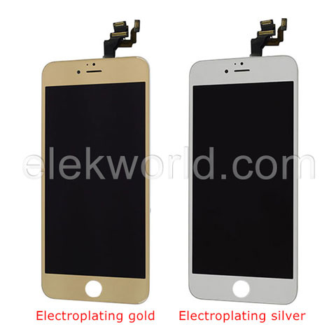 Factory Price Original Quality Gold and White Color LCD Screen for iPhone 6 Plus