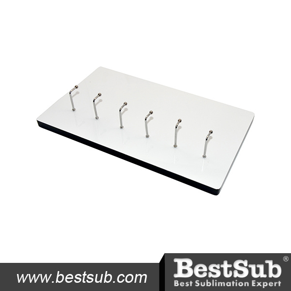 Bestsub Customized Sublimation Hardboard Decoration Photo Frame with 6 Hooks (GHBF10)