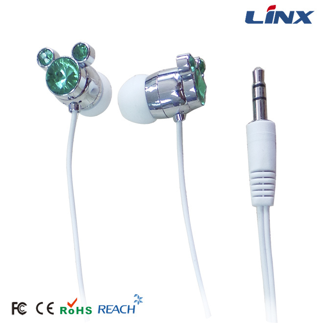 Gift Beautiful Earphone with Diamond