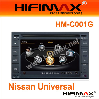 Car DVD GPS W A8 CPU/Bt/RDS/V-Cdc/Pop (3G&DVB-T Option) (HM-C001G)