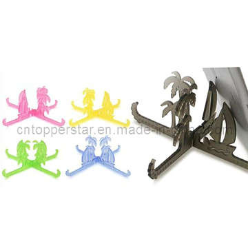 2-Piece Plastic Crystal Holder Stand Set for iPad 2/PDA/E-book Reader