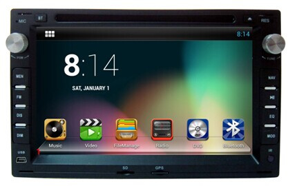 7 Inch Old Vw Passat B5 Golf 4 DVD Player with Android 4.2 OS GPS Navigation Stereo Head Unit Support OBD II WiFi 3G