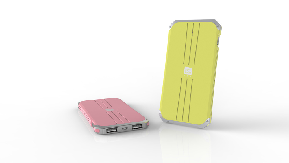 Power Bank with Dual Output and LED Flashlight