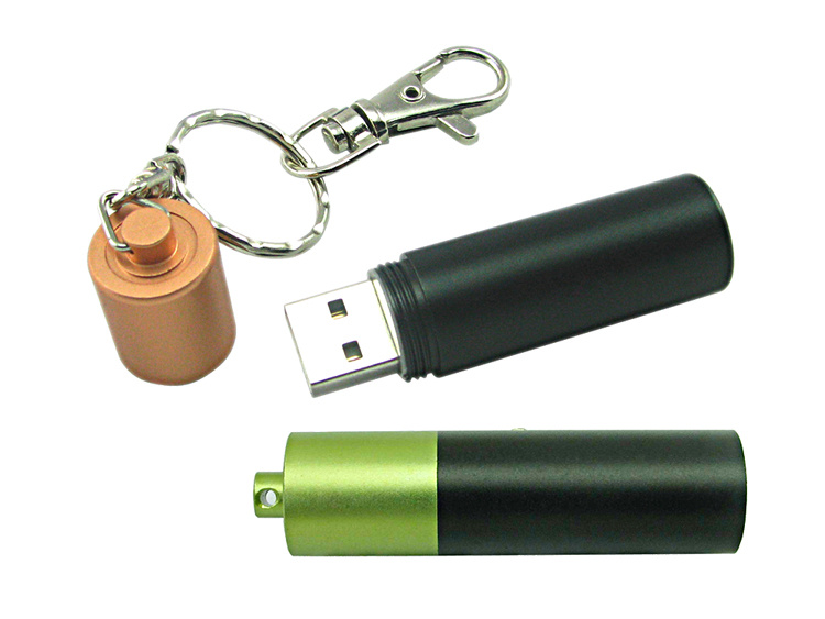 Cylindrical Metal USB Flash Drive