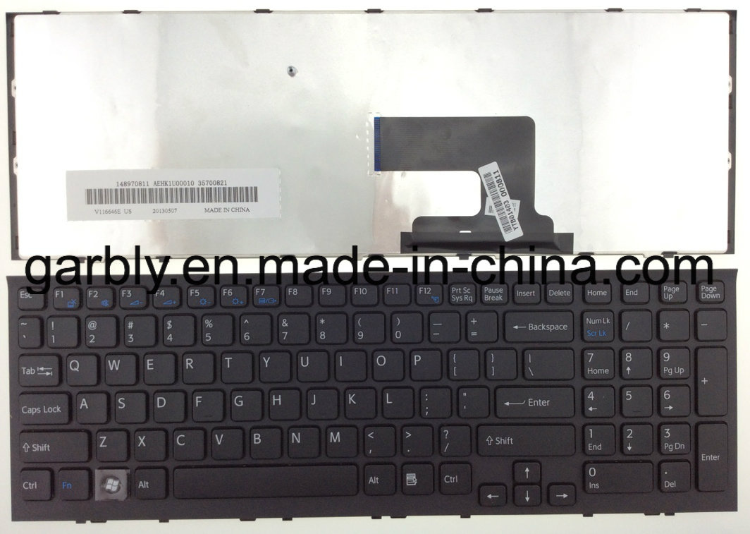 Sp Us Layout Keyboard for Vpceh Vpcel-111t Eh26ec Eh35yc Eh38ec Pcg-71913