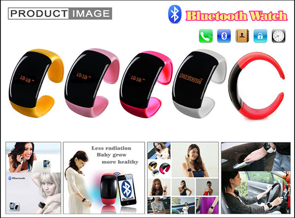 Anti-Lost LED Display and No Radiation Bluetooth Bracelet