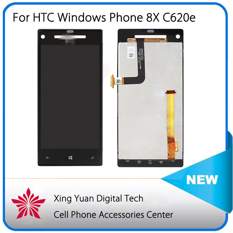 Brand New Replacement LCD for HTC Windows Phone 8X C620e LCD Display with Touch Screen Digitizer Assembly