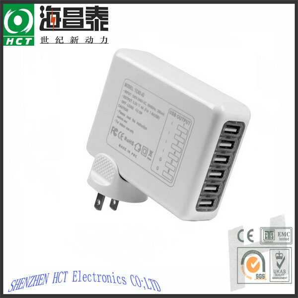 Phone Accessories 6 USB Mobile Charger