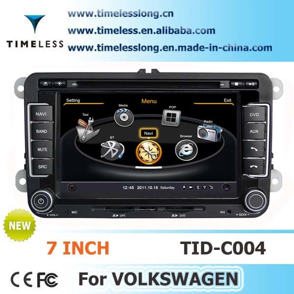 2 DIN Indash Car DVD Player for Vw
