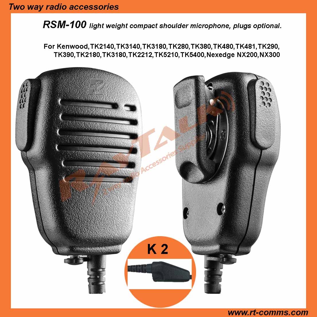 Microphone with Multi Pin Connectors for Tk480/Tk481/Tk2212/Tk290