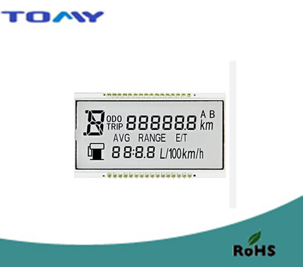 Tn Transmissive LCD Display for Dashboard