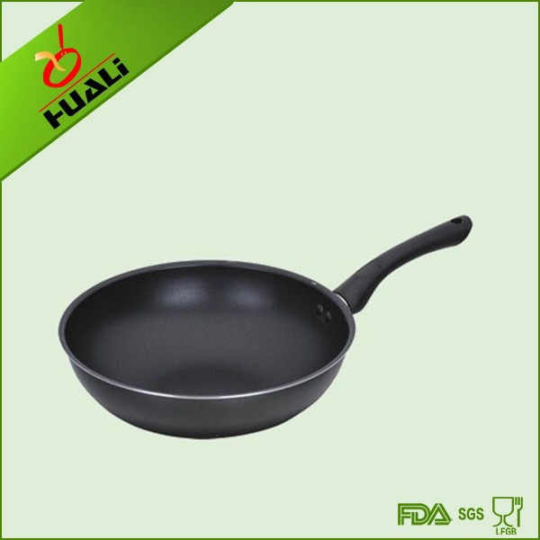 Aluminium Non-Stick Black Wok