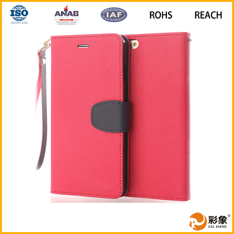Luxury PU Leather Weaving Mobile Phone Cover for iPhone 6s