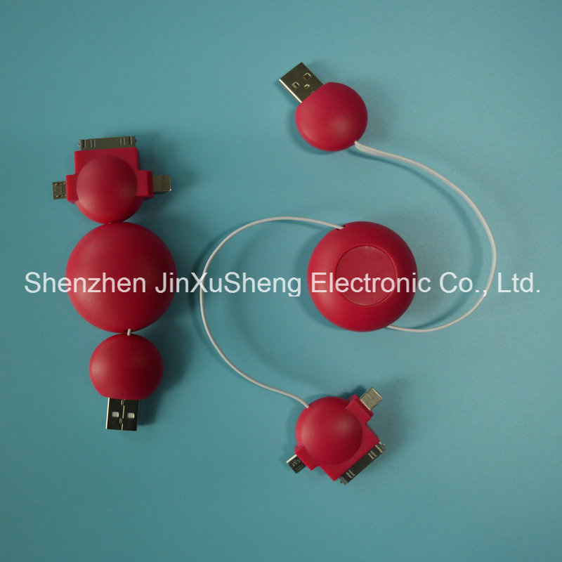Retractable USB Cable for Electronic Gift