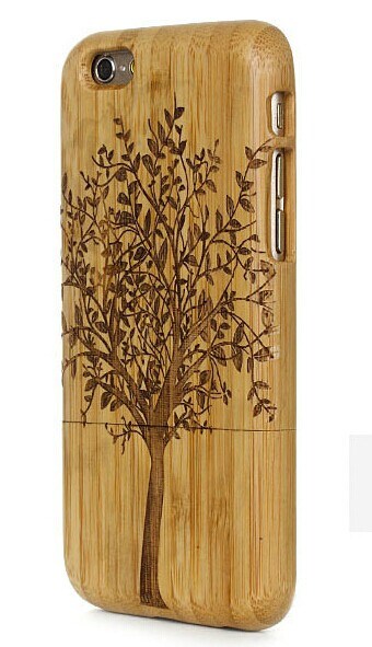Hot! ! New Design Bamboo Case Phone Cover for iPhone 6 Plus