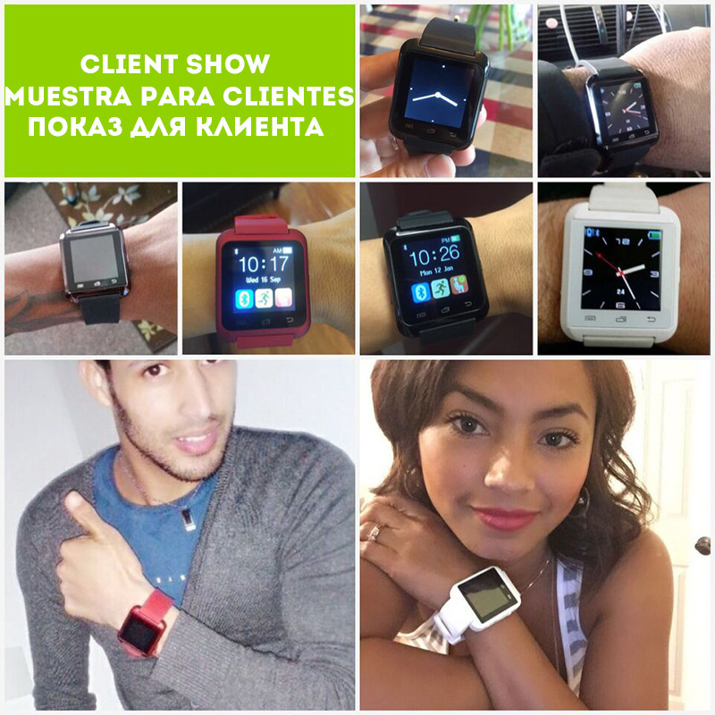 2016 Fashion Android Wearable U80 Watch Smart Bluetooth (ELTSSBJ-18-9)