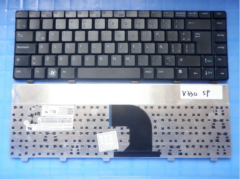 Sp/Us Layout Laptop Keyboard for DELL Vostro 3500 V3500 V3400 V3300