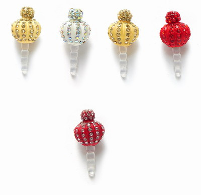 Fashion Zinc Alloy Pumpkin Dustproof Plug (PL494)