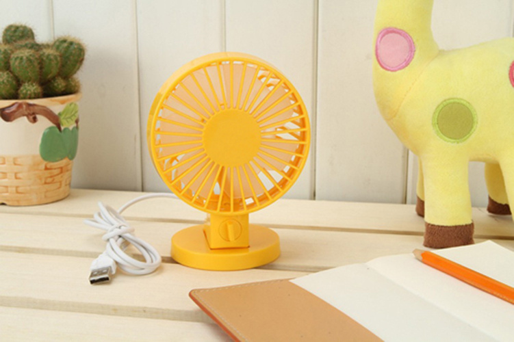 Office Table Colroful Double Blade Fan