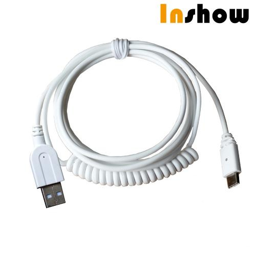 Mobile Phone Charger Display Stand, Cell Phone Case Display Rack, Cell Phone Display Alarm USB Type-C Cable (inshow A6136)