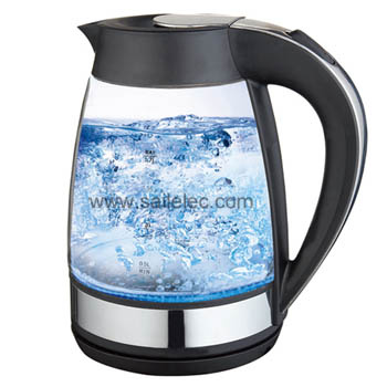 Electric Glass Tea Kettle, Wireless Kettle