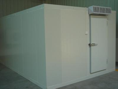 Customer Assembling Freezer Room for Food