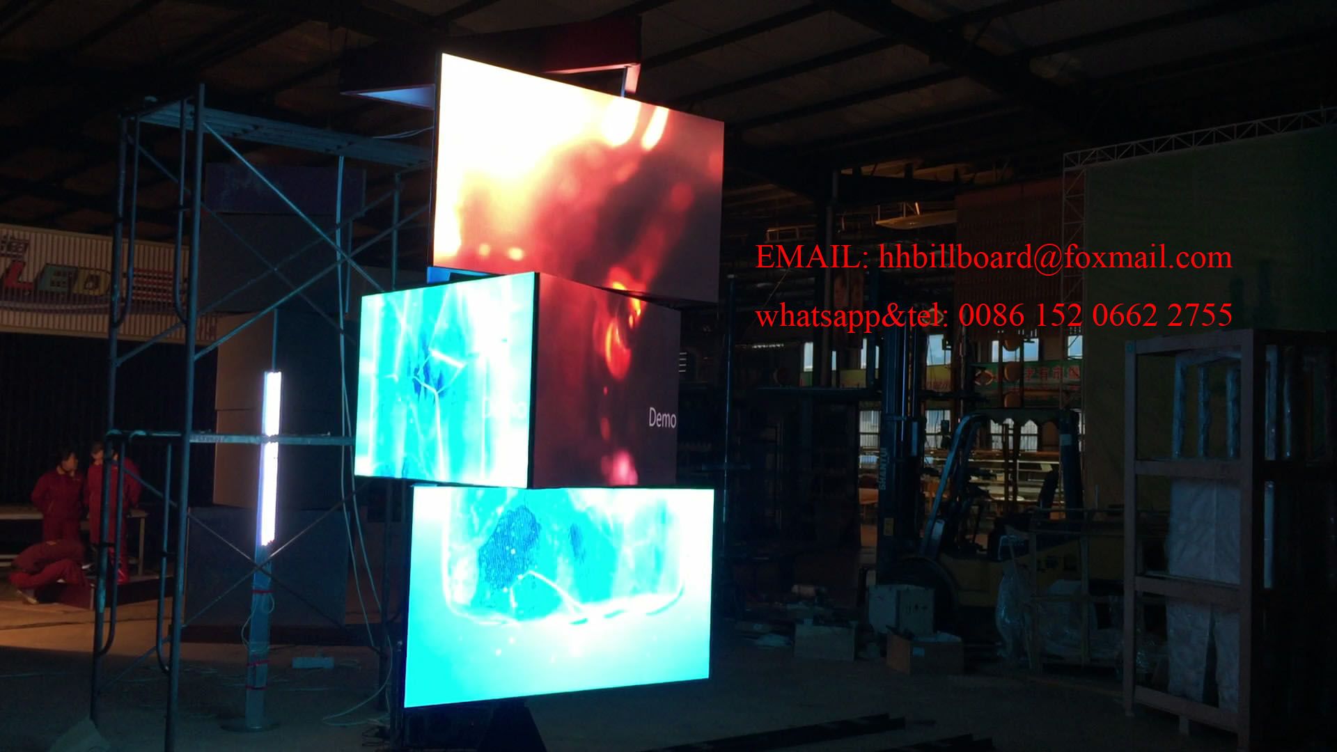 Circle Rotate LED Display P6 LED Video Display