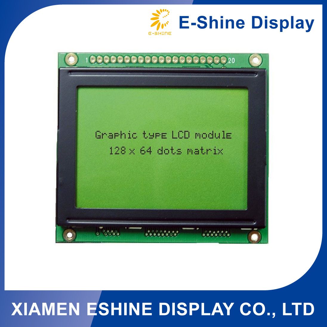 FSTN 128X64 LCD Display for Electronic Components