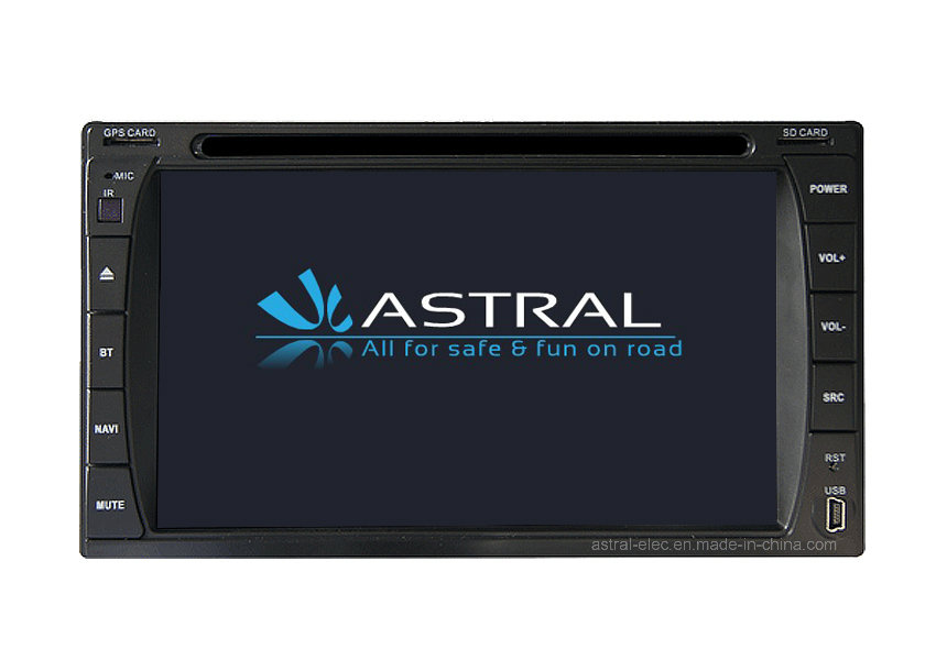 6.2inch Car DVD Multimedia Player GPS Double DIN Radio Receiver (AST-6204)