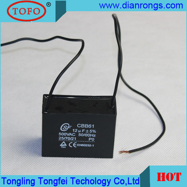 AC Motor Capacitor Cbb61 Capacitor Air Conditioner