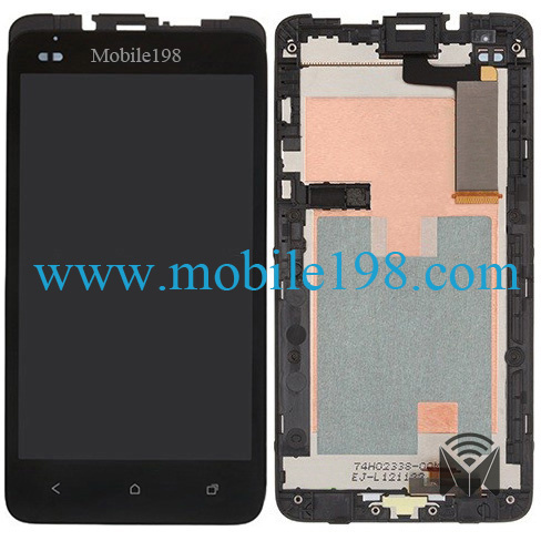 for HTC One Sc T528d LCD Screen and Digitizer Touch Screen with Front Housing