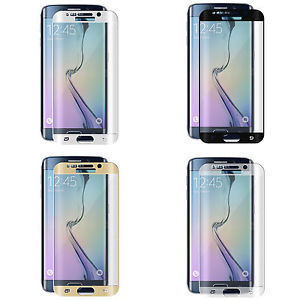 Full Curved 3D Tempered Glass LCD Screen Protector for Samsung Galaxy S6 Edge