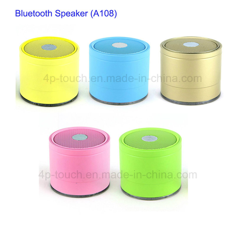 Portable Metal Housing Wireless Bluetooth Speaker (A108)