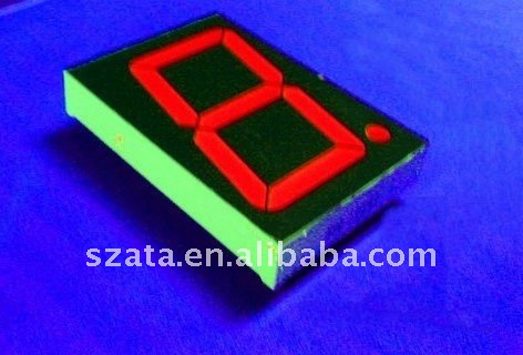 High Quality 1 Digit 7 Segment LED Display with Red Color