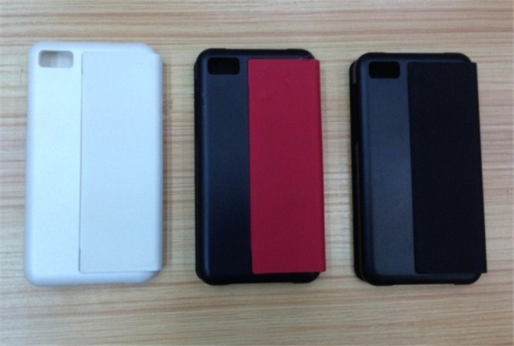 Original Official Auto Sleep Wake Smart Flip Cover Case for Blackberry Z10 Showing Model No.