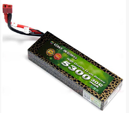 Lithium Polymer Battery 7.4V 5300mAh 30c for RC Plane
