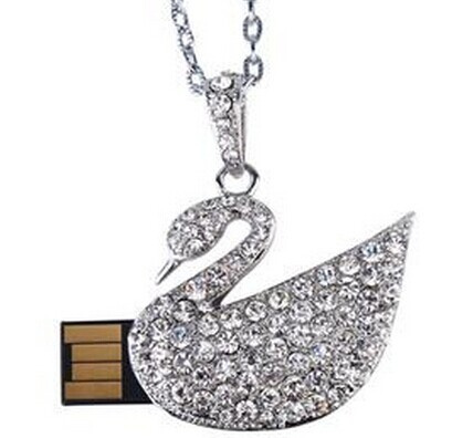 Beautiful Pendant Little Swan USB Flash Drive (TF-0347)