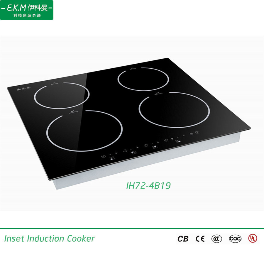 E. K. M Built-in Four Burner Induction Cooker, 7200W-4b19, Can Use 5 Years