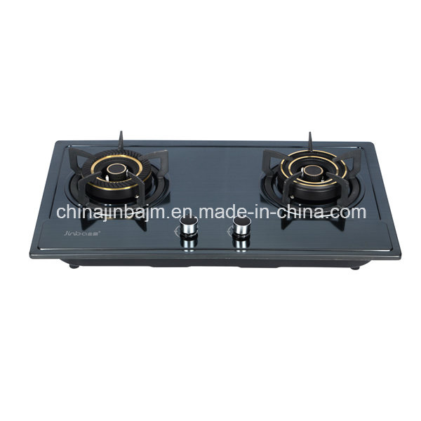 2 Burners Color-Coated Stainless Steel Built-in Hob/Gas Hob