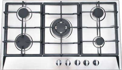 Kitchen Appliance Stainless Steel Panel Built in Gas Hobs