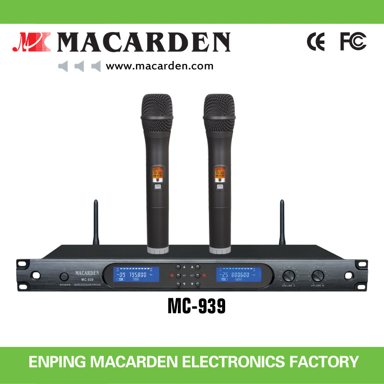 Latest New Pll UHF Wireless Microphone (MC-939)