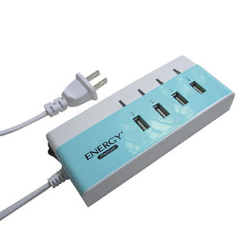 4 Port Desktop USB Charger