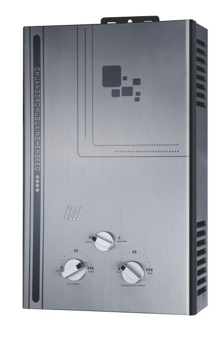Gass Panel Gas Water Heater with Different Capacity and Different Size