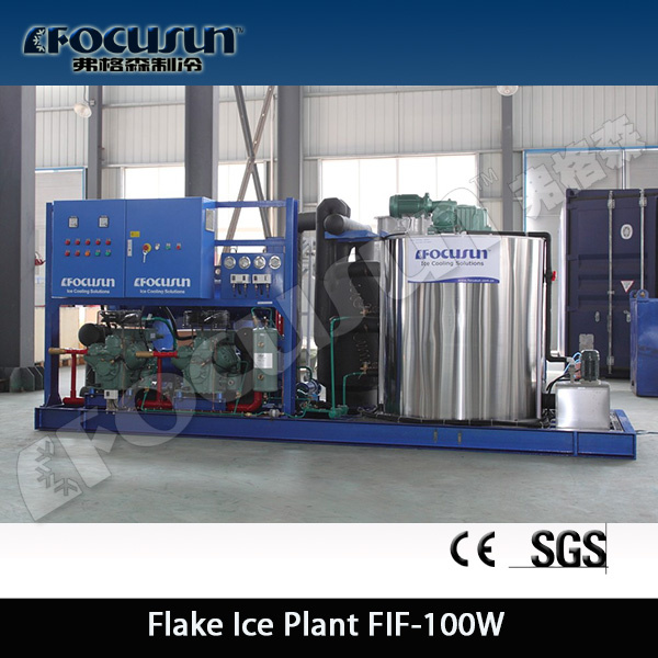 High Efficient Salt Water Flake Ice Maker