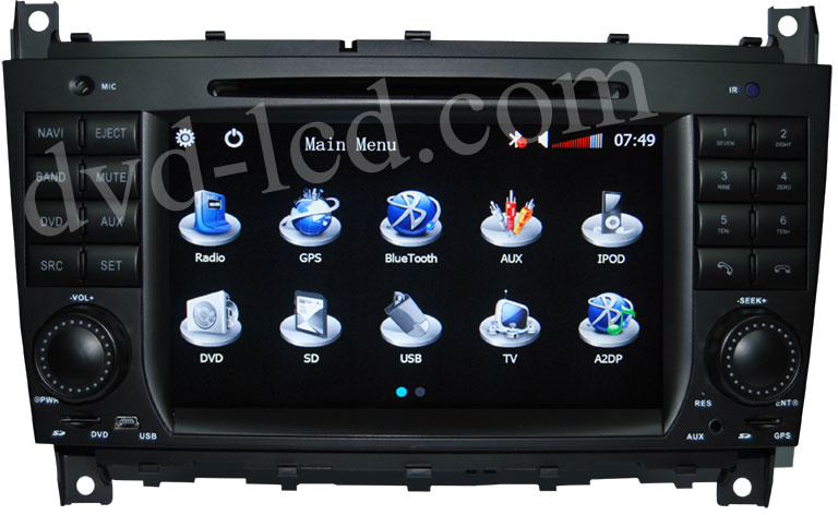 Car DVD Player for Benz C-Class W203 Benz Clc Benz G-Class W467 Radio GPS Bluetooth iPod HD LCD Navigation