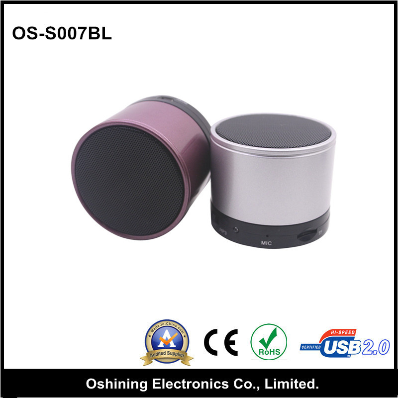 Bluetooth Stereo Sound Speaker Colorful Mini Bluetooth Speaker (OS-S007BL)