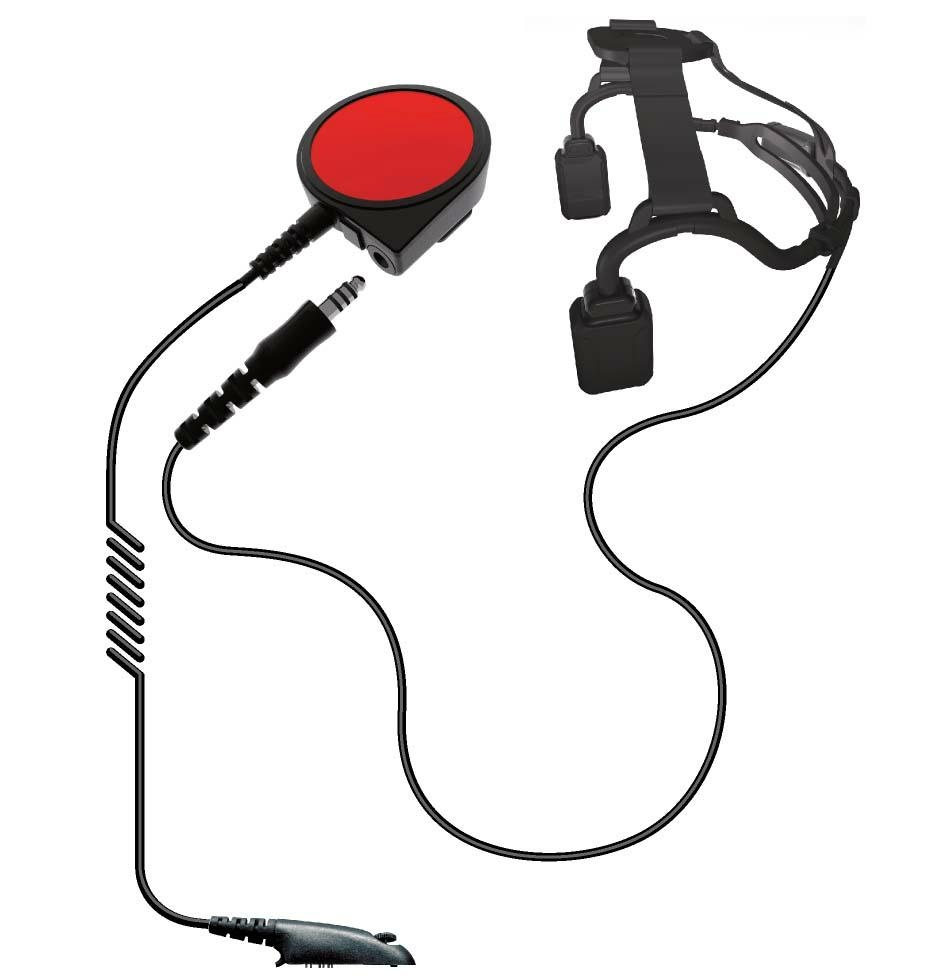 The New Product Bone Microphone for 2ways Radio Tc-G09