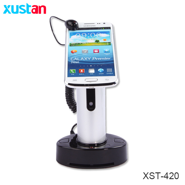 Alarming Cell Phone Retail Display Stands Secure Display Holders